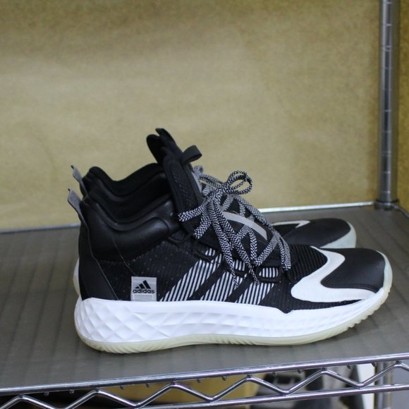 adidas Unisex Coll3Ctiv3 2020‎ Mid Basketball Shoe Black/White/Black 7 US Men
